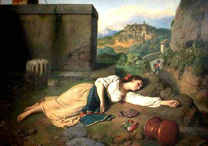 La vengeance, scène romaine, Jean-Victor Schnetz, 1866