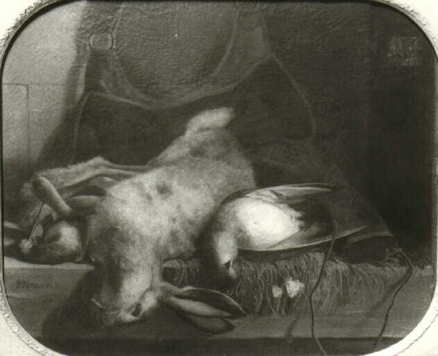 Nature morte, Pierre Paul Hamon, 1857