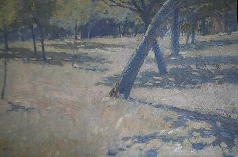 Cour brûlée, Jules Rame, 1893