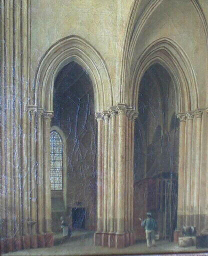 Intérieur d'église du XIIIème siècle — Jean-Louis Petit