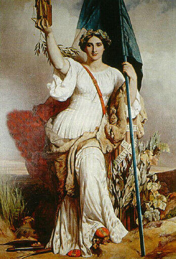 Figure allégorique de la République, Nicolas Auguste Hesse, 19e siècle