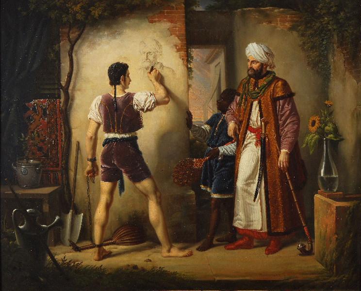Filippo Lippi, esclave à Alger, fait le portrait de son maître_0