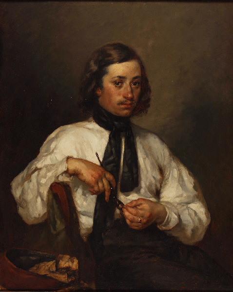 Portrait de Amand Ono ; L'homme à la pipe (autre titre)_0