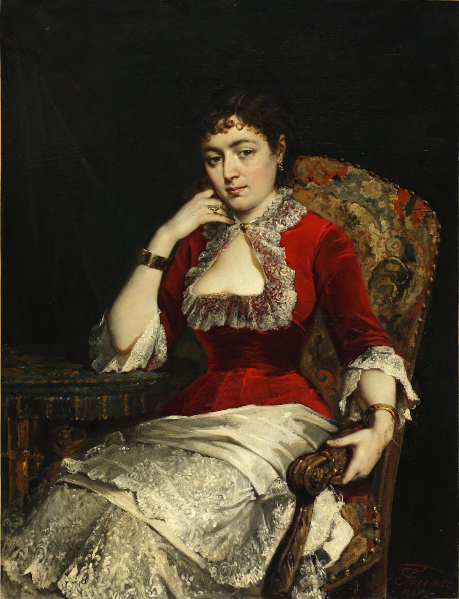 Femme assise, Guillaume Fouace, 1880 (Date de signature)