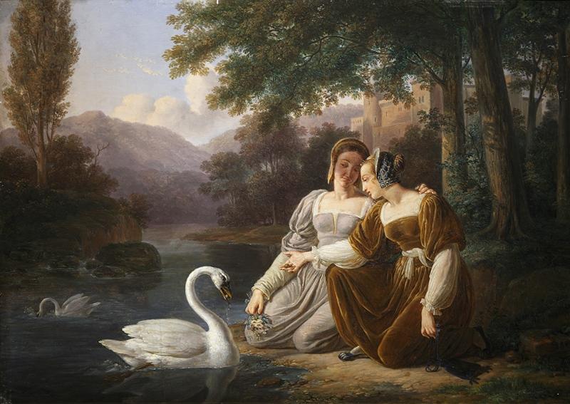 Deux jeunes châtelaines_0