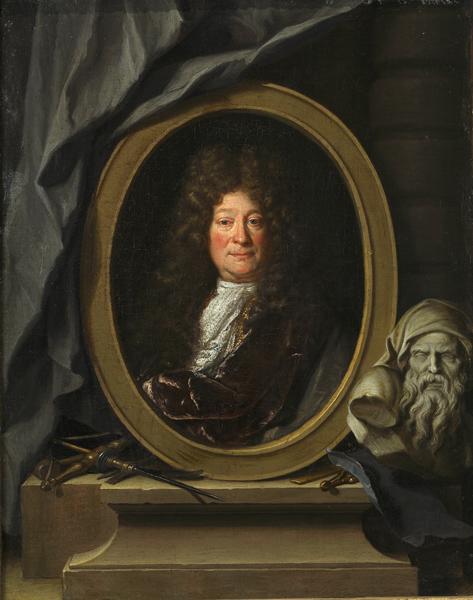 Portrait du sculpteur François Girardon, Joseph Vivien, 4e quart 17e siècle, 2e quart 18e siècle