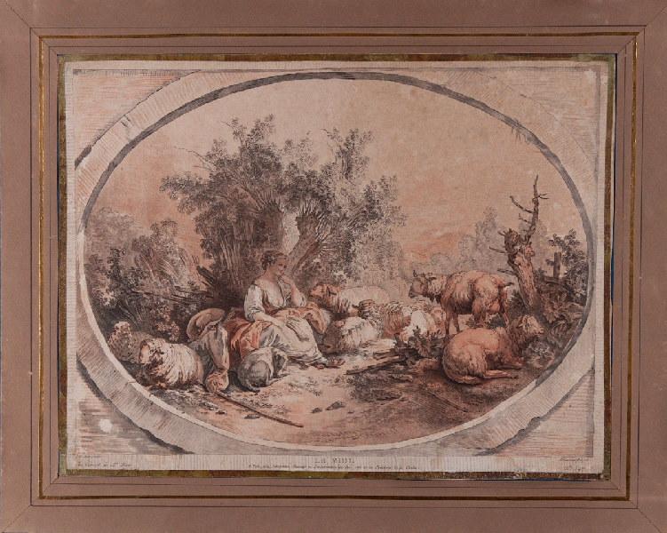 Les quatre heures du jour : Le midi, Jean-Baptiste Huet, 3e quart 19e siècle