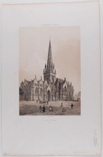 La Normandie Illustrée : église de Carentan_0