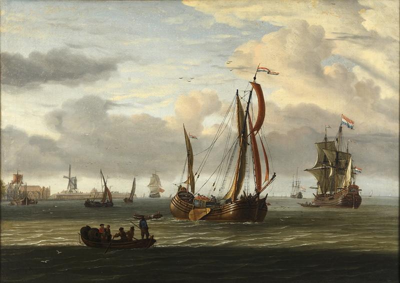 Marine, Abraham Storck, 2e moitié 17e siècle, 1er quart 18e siècle