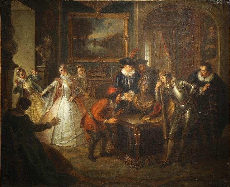 Don Quichotte consulte la tête enchantée dans la maison d'Antonio Moreno_0