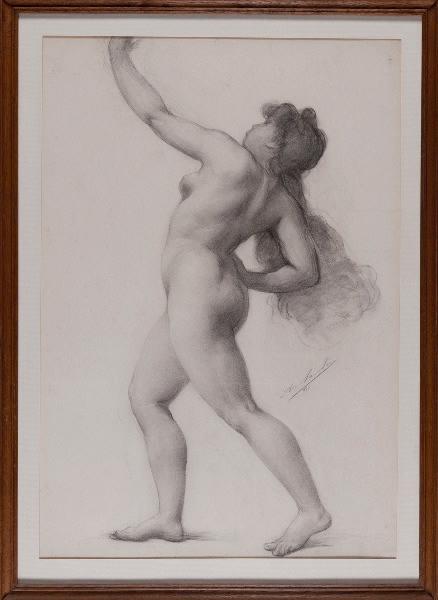 Jeune femme nue dansant, Adolphe Lalyre, 4e quart 19e siècle, 1ère moitié 20e siècle