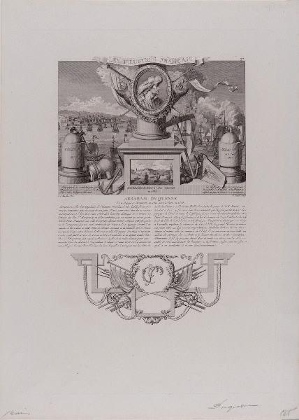 Les Illustres Français : Abraham Dusquesne, Clément Pierre Marillier, 1790,1816