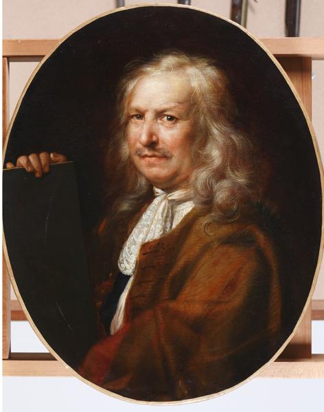 Portrait de François d'Orbay (Le catalogue de 1835 donne un titre erroné à l'oeuvre : 'Portrait de François Dorban'.), François de Troy, 4e quart 17e siècle, 1er quart 18e siècle