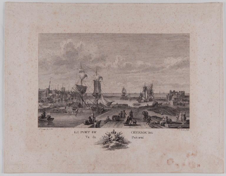 Cherbourg, le port Neuf, Pierre Ozanne, 1783