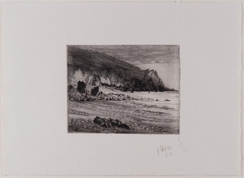 Paysage, Louis Adolphe Hervier, 19e siècle