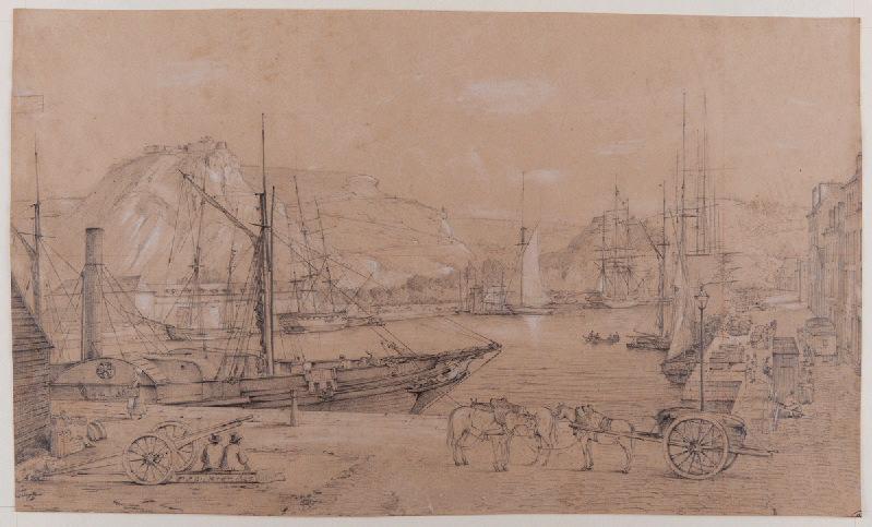 Cherbourg, Pierre Julien Gilbert, 1825