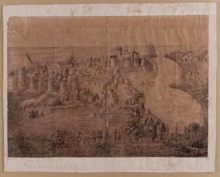 Vue de Cherbourg, 19e siècle