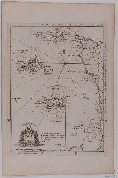 Les îles de Jersey, Guernesey, Alderney, Thomas Kitchin, 18e siècle