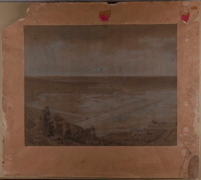 Vue de Cherbourg, Pierre Ozanne, 2e moitié 18e siècle, 1er quart 19e siècle