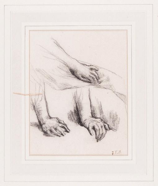 Etude de mains, Jean-François Millet, 1848,1850