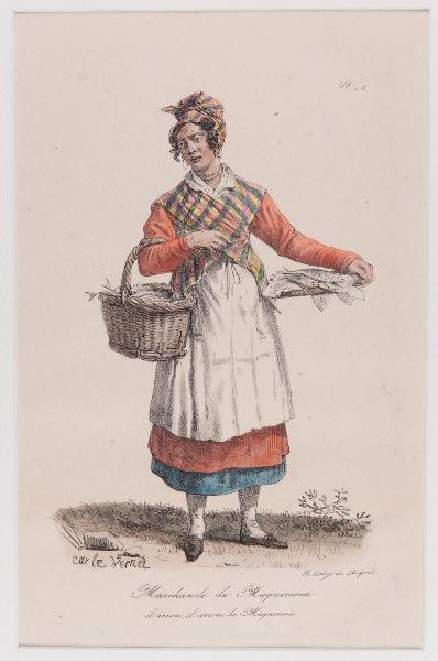 Marchande de maquereaux, Carle Vernet, 2e moitié 18e siècle, 2e quart 19e siècle
