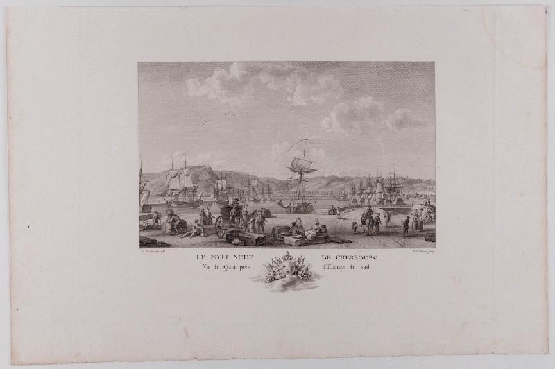 Cherbourg, le port Neuf, Pierre Ozanne, 1783