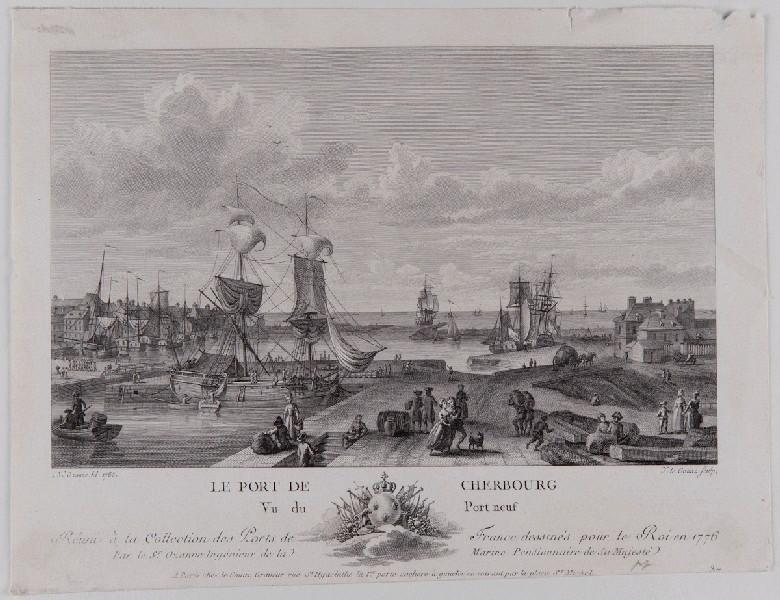 Cherbourg, le port Neuf, Pierre Ozanne, 1783