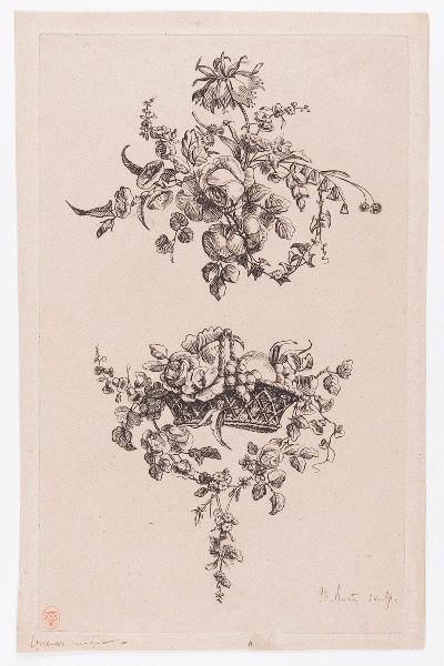 Composition florale, Philippe Burty, 2e moitié 19e siècle