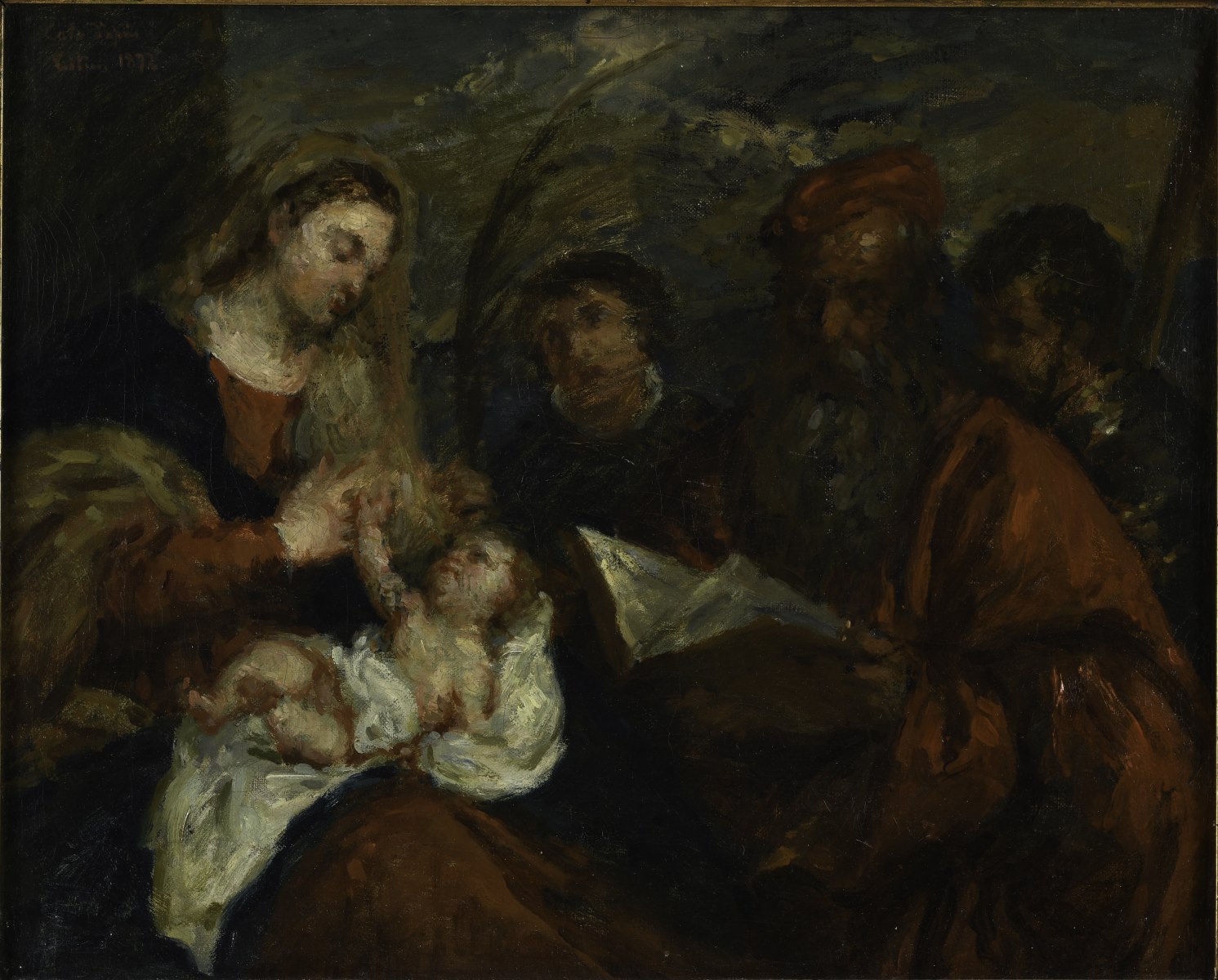 La Sainte Conversation, Adolphe-Félix Cals, 1872 Date de signature