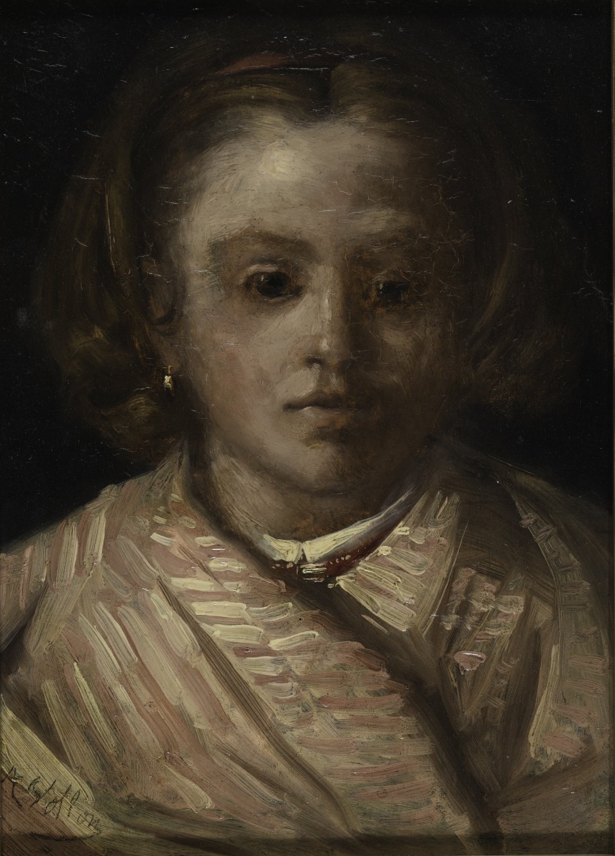Portrait d'enfant, Antoine Vollon, 2e moitié 19e siècle