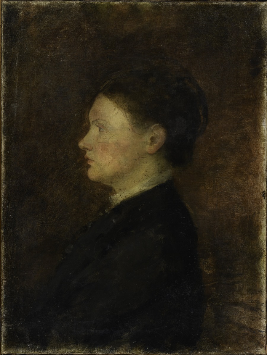 Portrait de Madame Veuve Héleine, soeur de l'artiste, Alphonse Marcel-Jacques