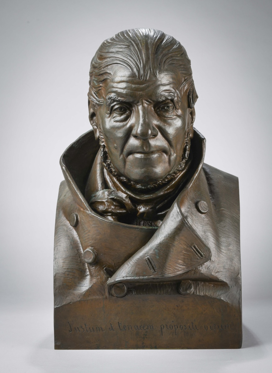 Portrait d'Alexis Sanson de Lavalesquerie ou Sanson de la Valesquerie (1770-1858), Armand Le Veel, 1851 Date de signature