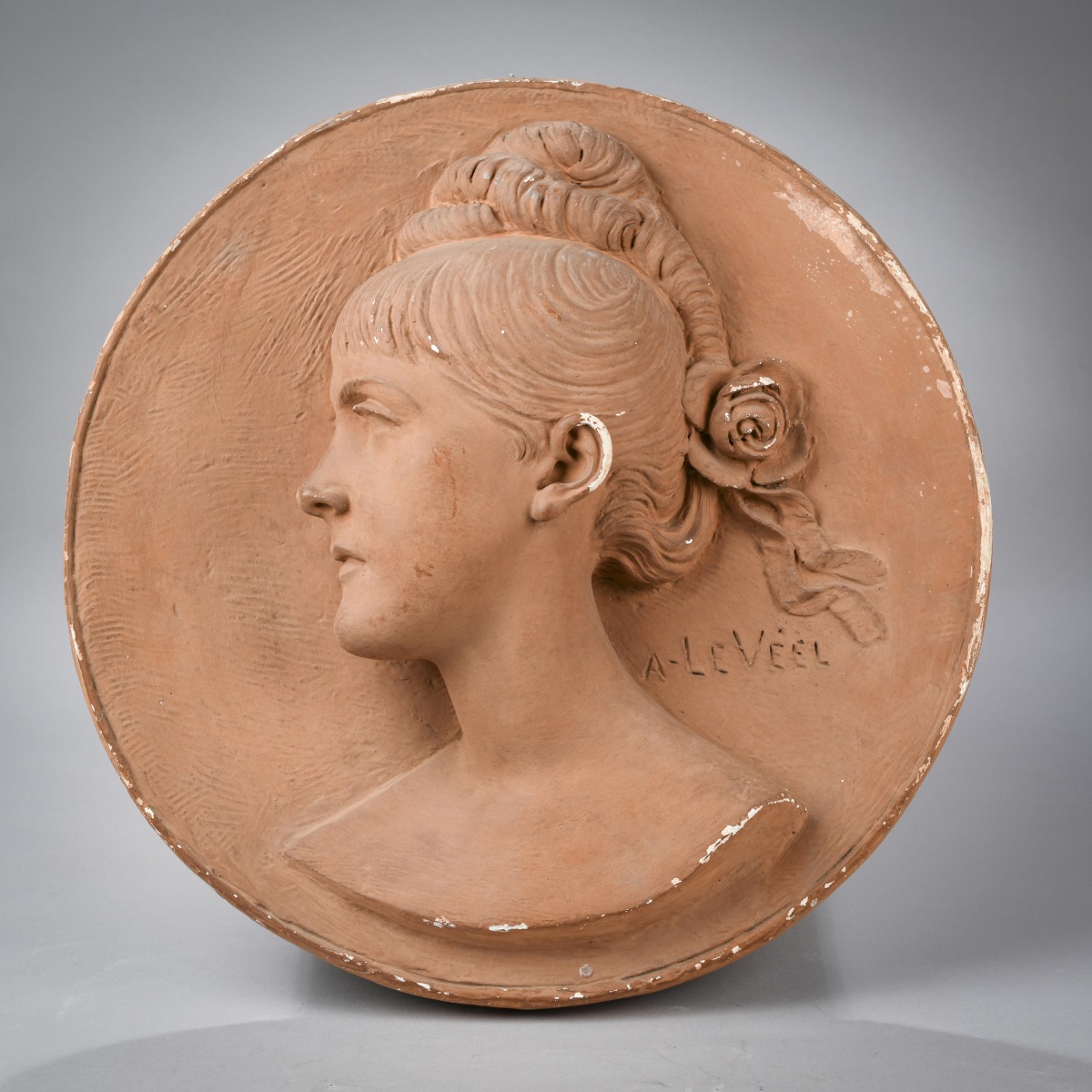 Portrait de femme, Armand Le Veel, 19e siècle