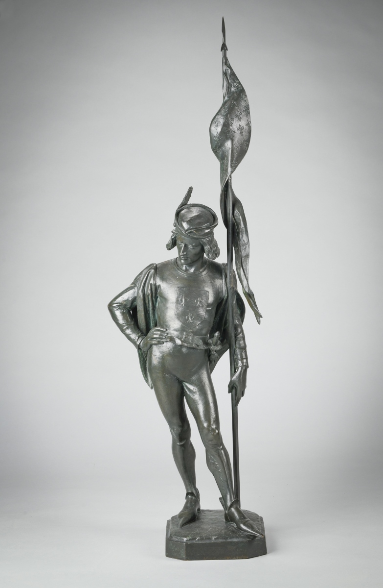 Porte-étendard ; Page, Armand Le Veel, 1867 Vers