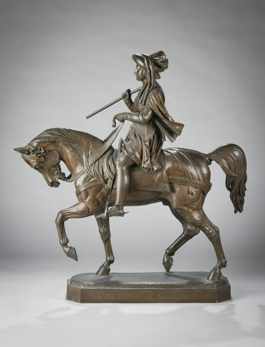 Jeanne d'Arc, départ de Vaucouleurs, Armand Le Veel, 1867 Vers