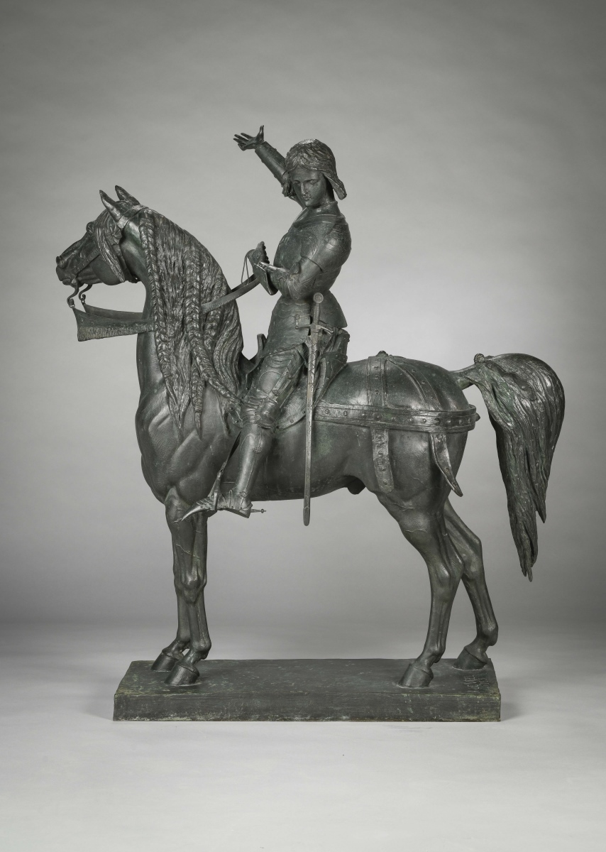 Jeanne d'Arc haranguant la foule, Armand Le Veel, 1865