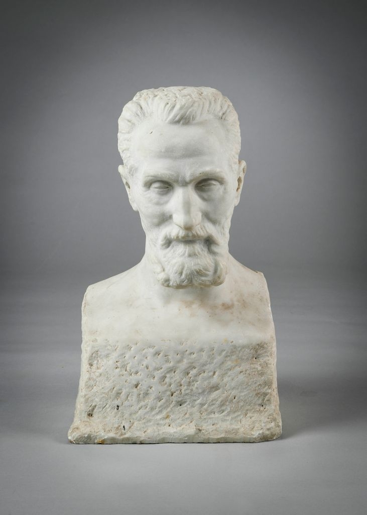 Portrait d'homme barbu, Alphonse Marcel-Jacques, 1921 Date de signature