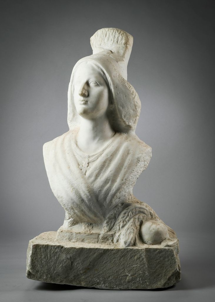 Buste de Normande, Alphonse Marcel-Jacques, 1928 Date de signature