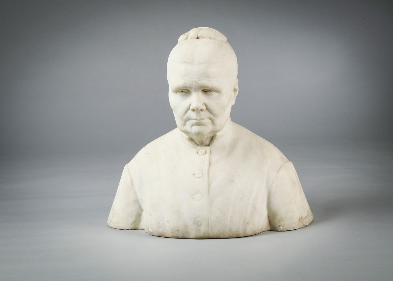 Portrait de la mère de l'artiste, Alphonse Marcel-Jacques, 1893 Date de signature