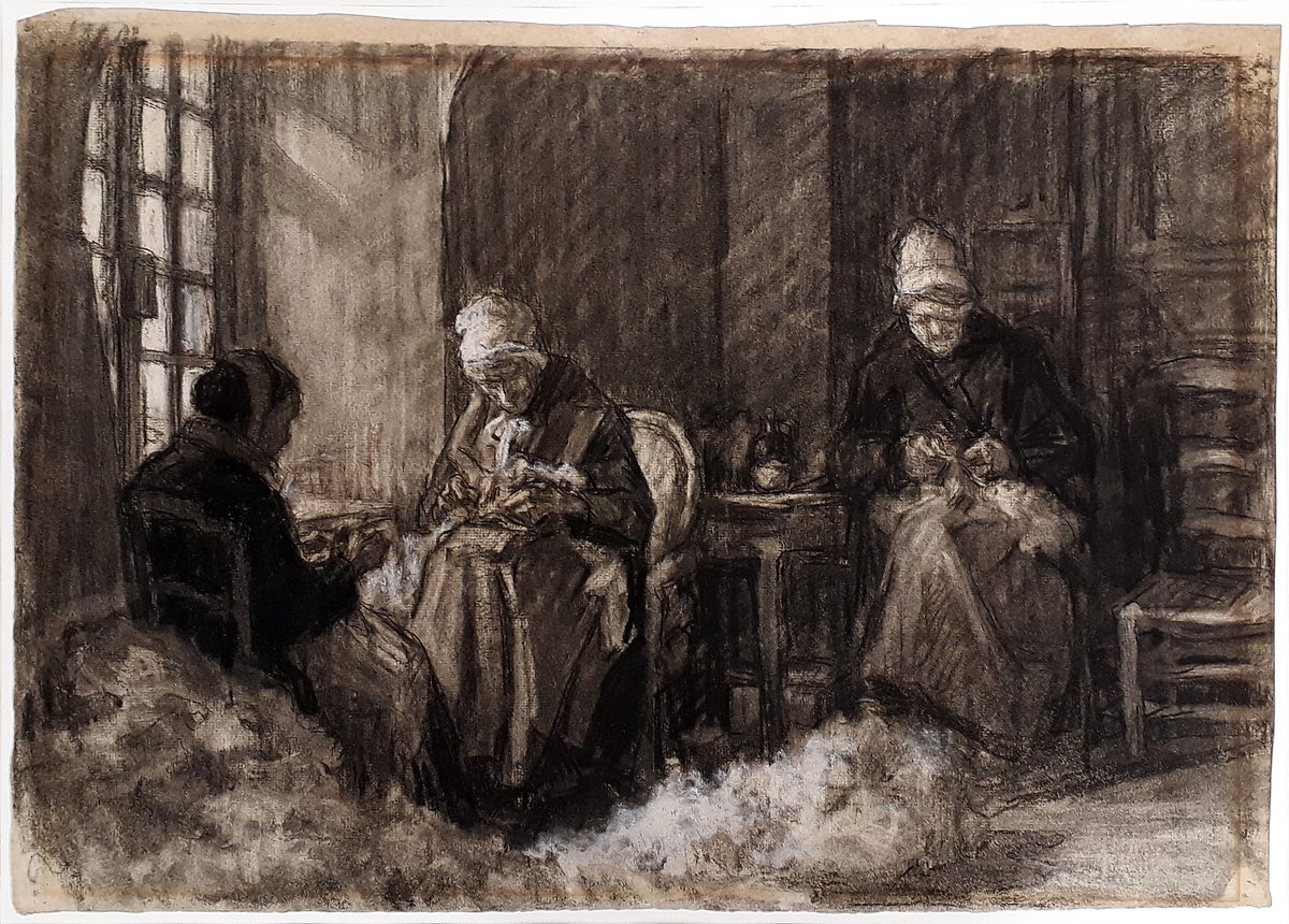 Femmes à l'hospice de Valognes (titre d'usage)_0