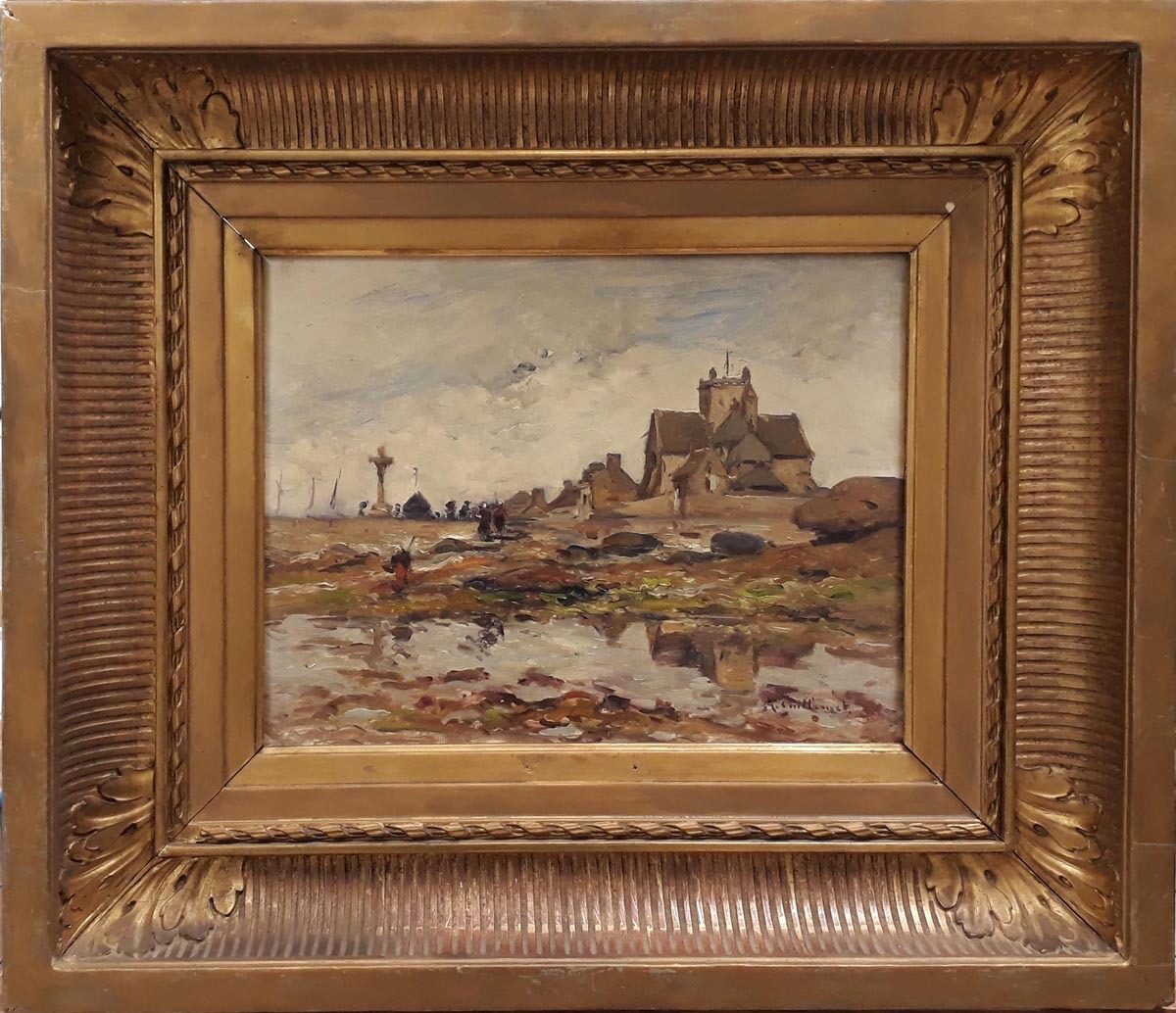 L'église de Barfleur (Titre), Jean-Baptiste Antoine Guillemet, 1880-1905-