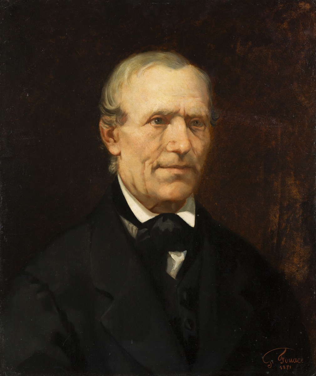 Portrait d'Edouard Buhot, Guillaume Fouace, 1871