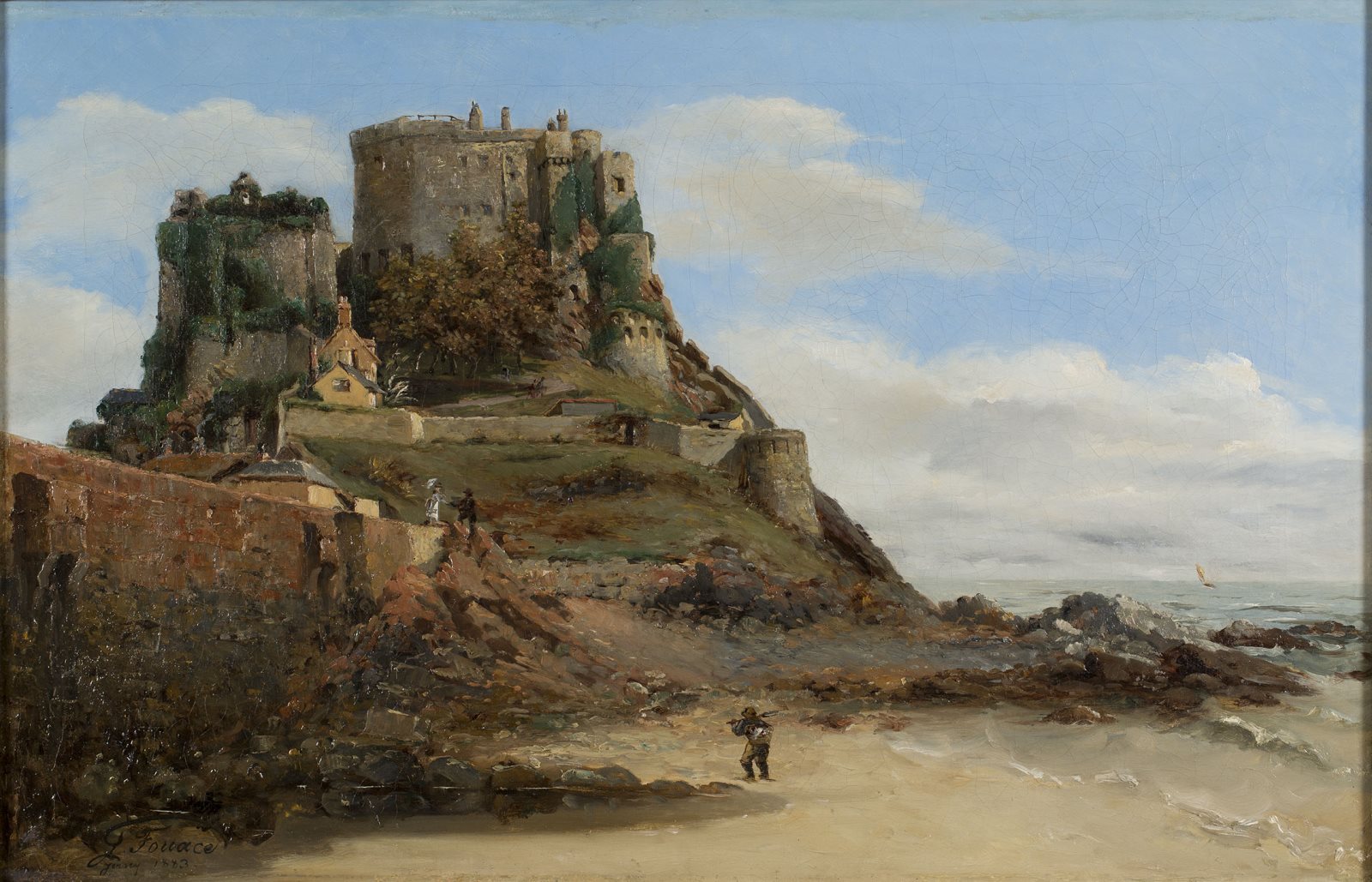 Vue de Jersey, Guillaume Fouace, 1883