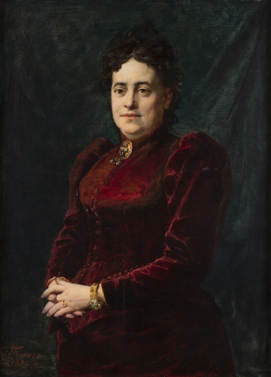 Femme à la robe de velours, Guillaume Fouace, 1892 (Date de signature)
