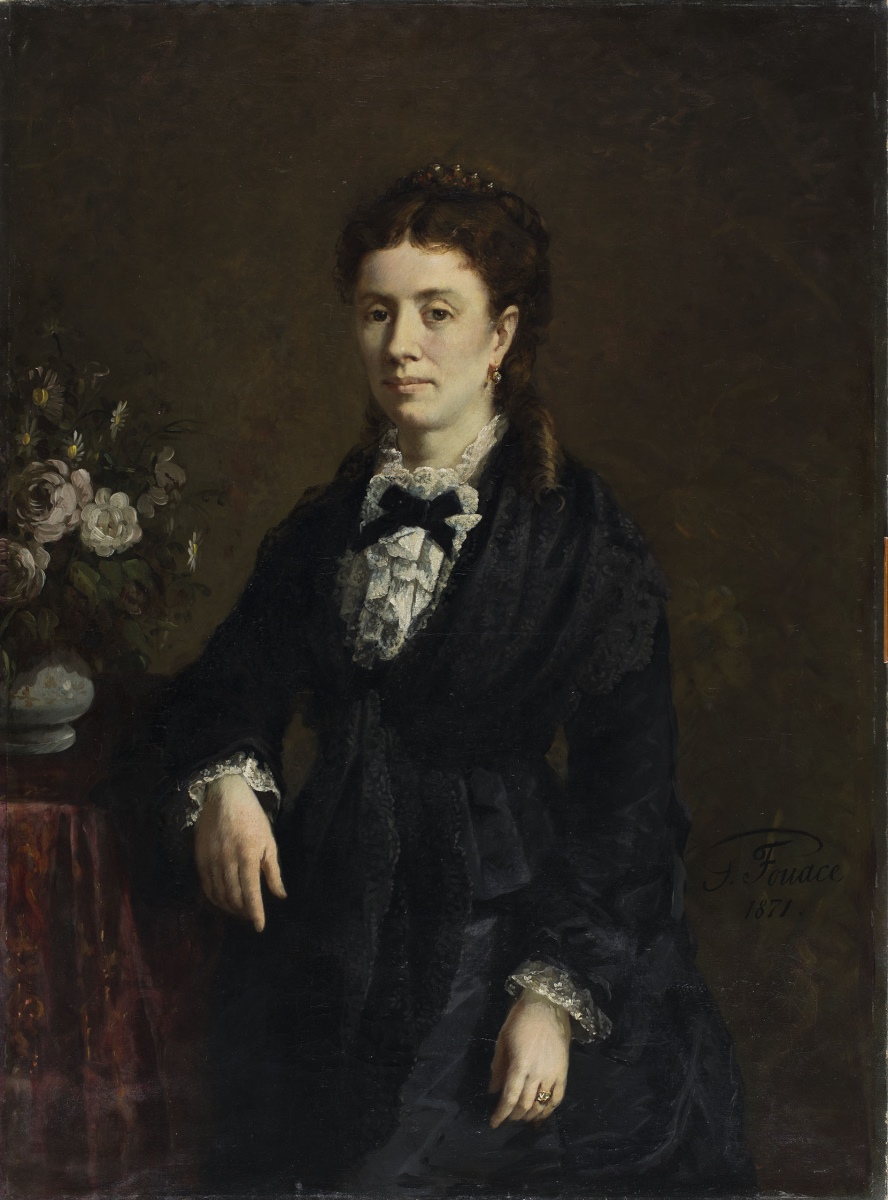 Portrait présumé d'Augustine Le Brun, Guillaume Fouace, 1871 (Date de signature)