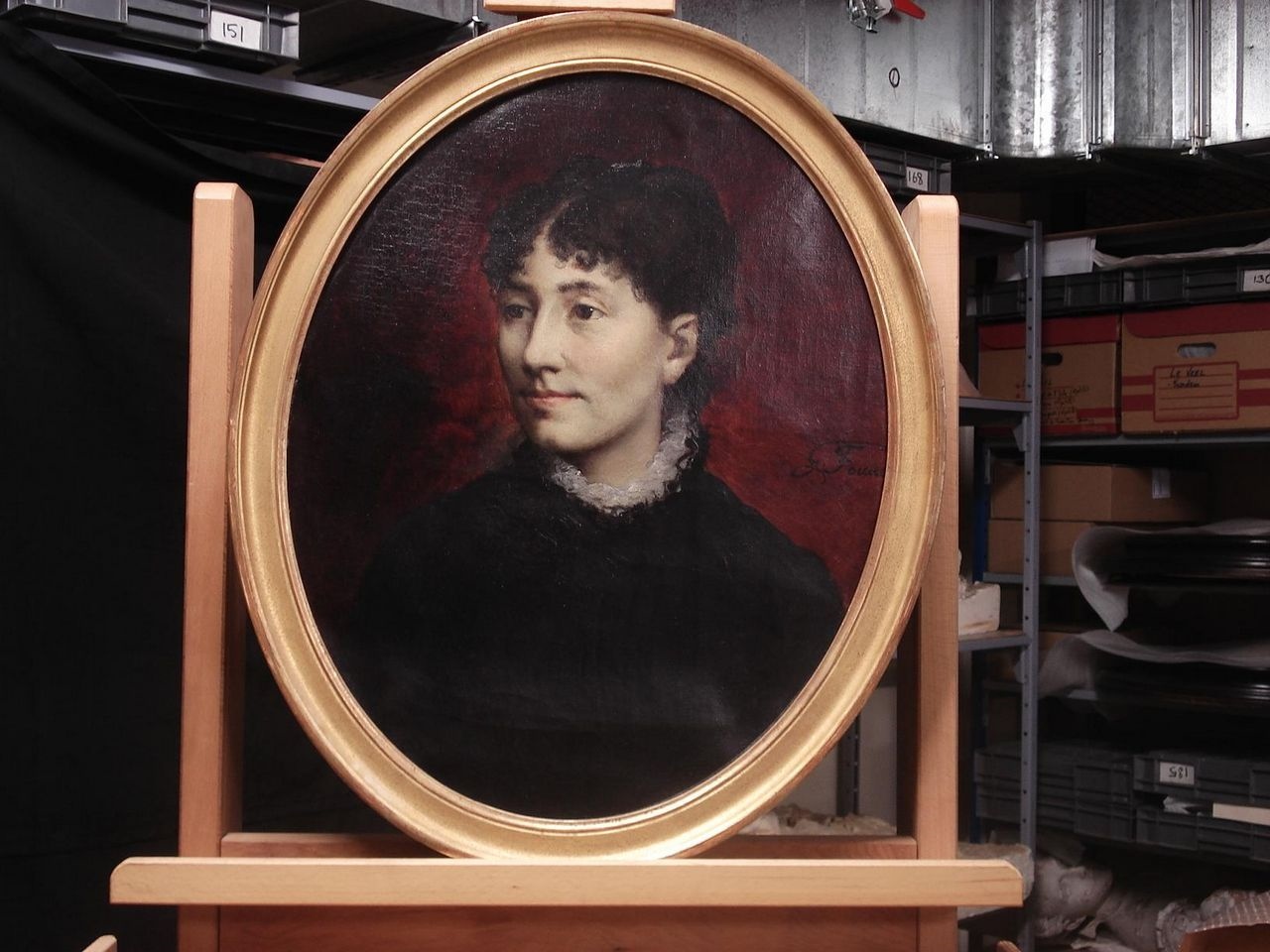 Portrait présumé de Blanche Marie Roger, épouse Pardoux, Guillaume Fouace, 4e quart 19e siècle