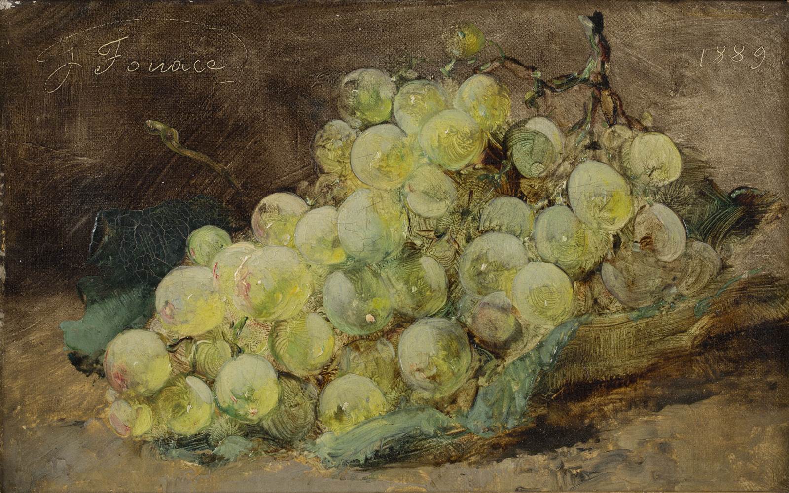 Grappe de raisin, Guillaume Fouace, 1889