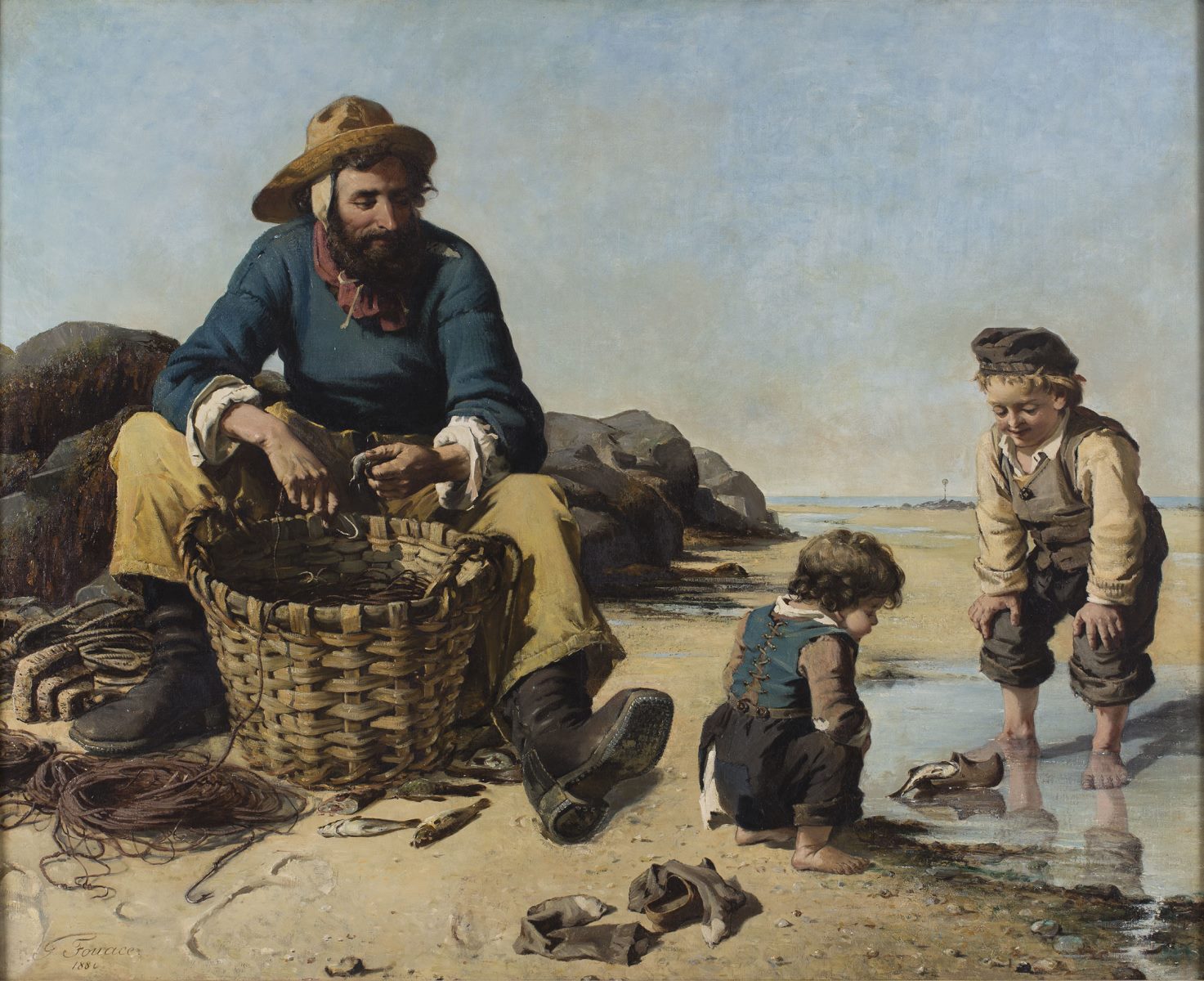 L'espoir du pêcheur, Guillaume Fouace, 1880 (Date de signature)