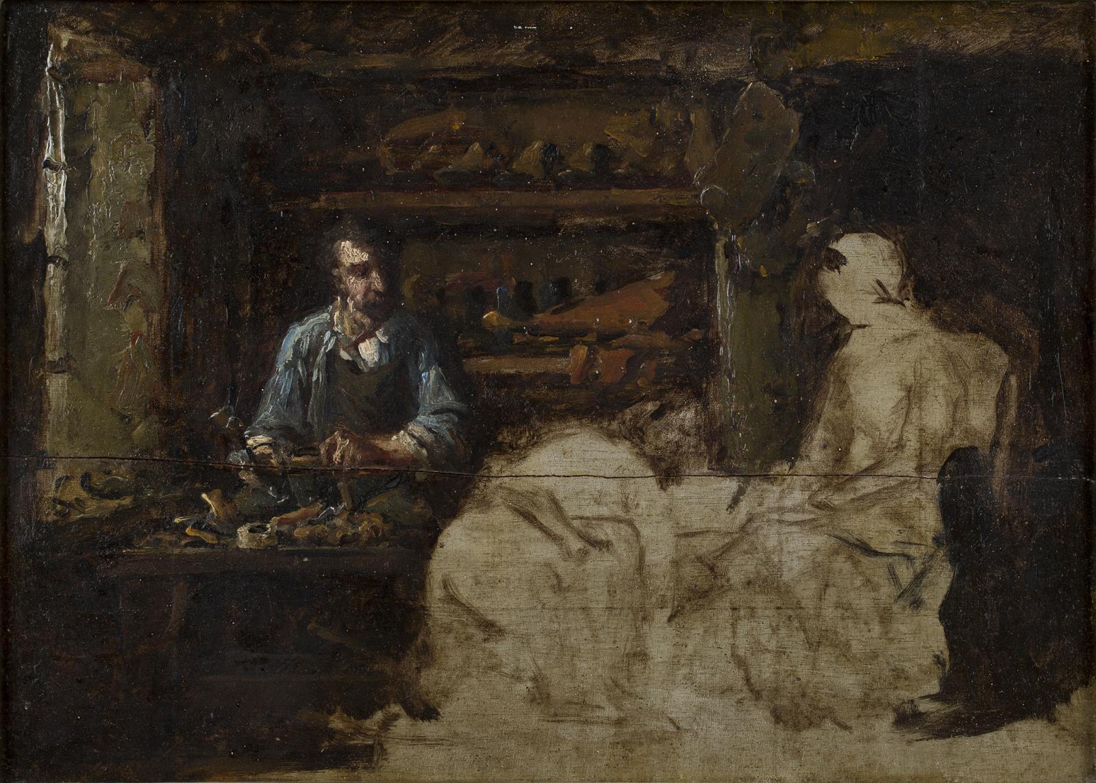 Le cordonnier de Réville, Guillaume Fouace, 1880 (Date d'exécution)