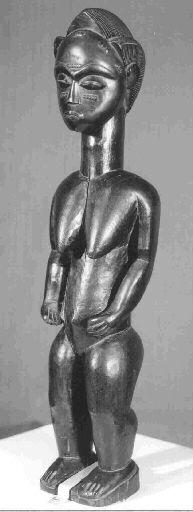 Femme debout, Baoulé, 20e siècle